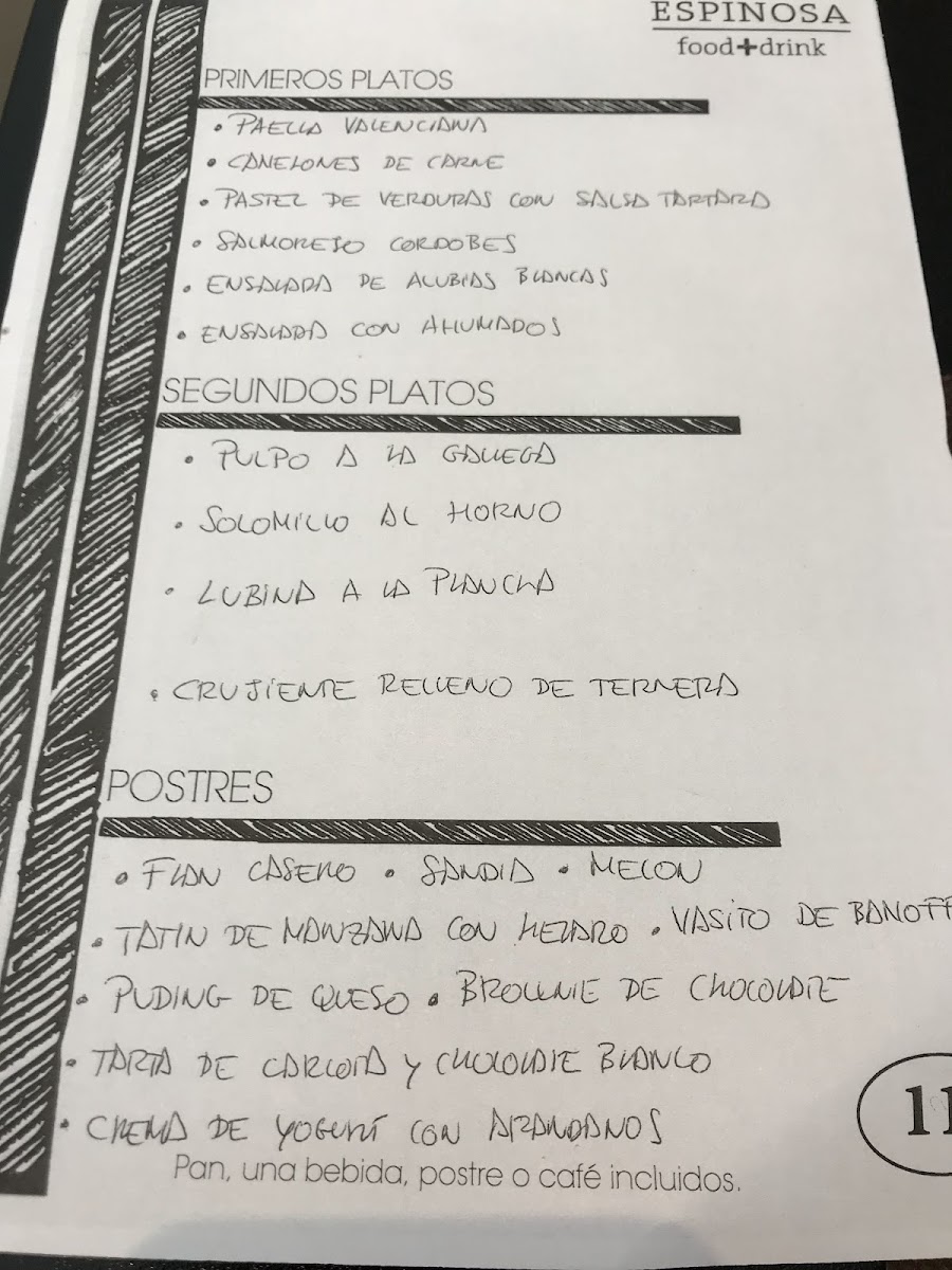 Restaurante Espinosa Photo Menu 10