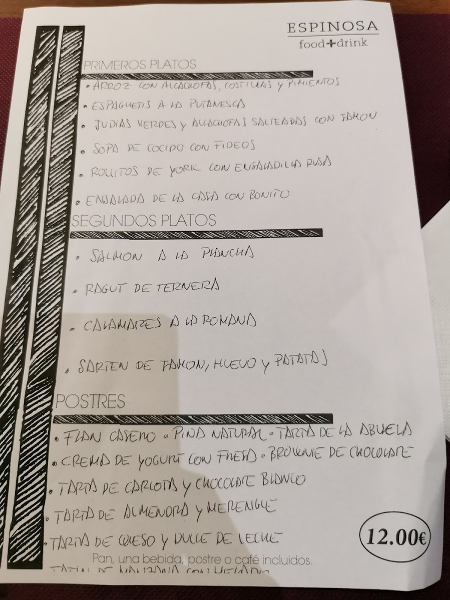 Restaurante Espinosa Photo Menu 7