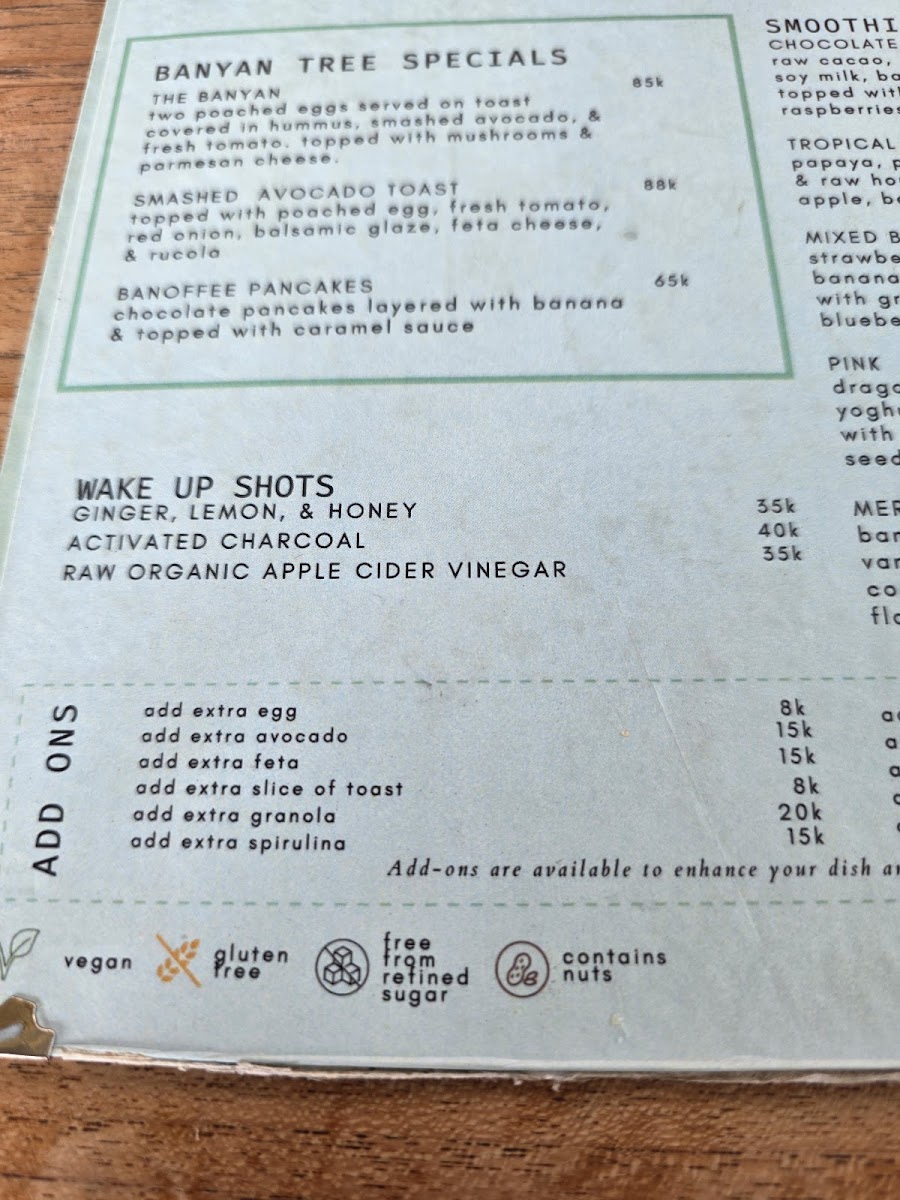 The Banyan Tree Photo Menu 6