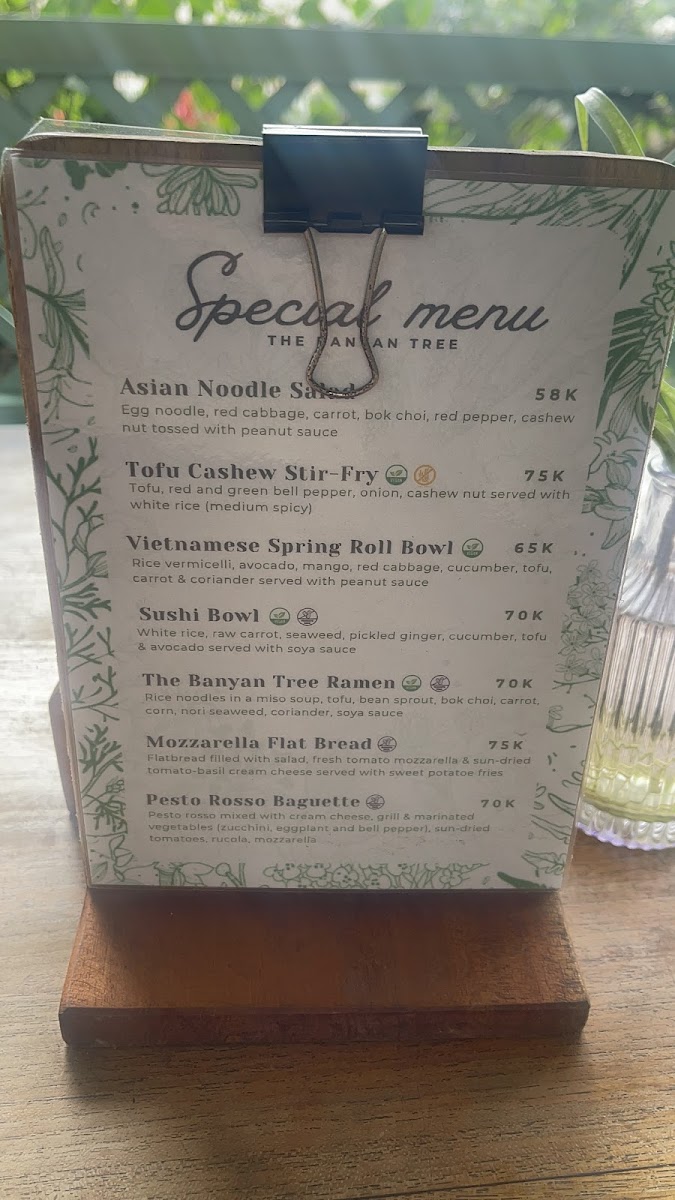 The Banyan Tree Photo Menu 9