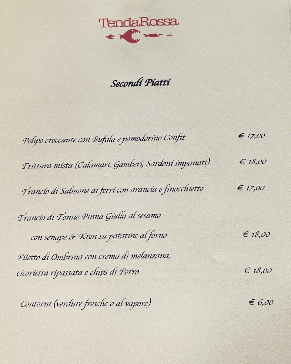 Tenda Rossa Ristorante Alessandro Centis Photo Menu 2