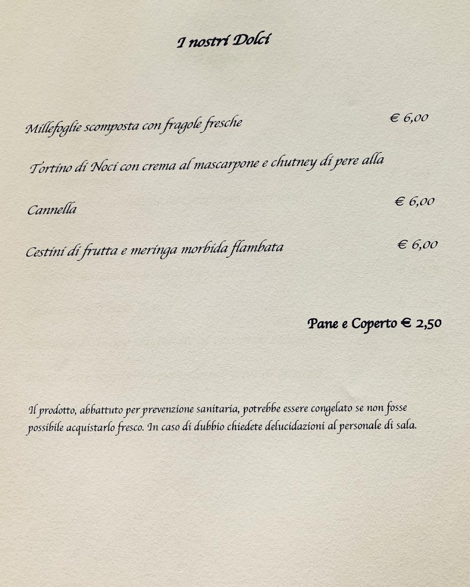 Tenda Rossa Ristorante Alessandro Centis Photo Menu 3
