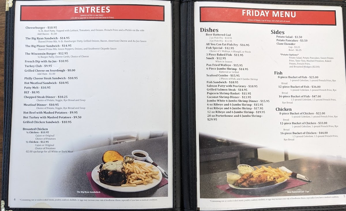 R.D.'s Diner Photo Menu 2