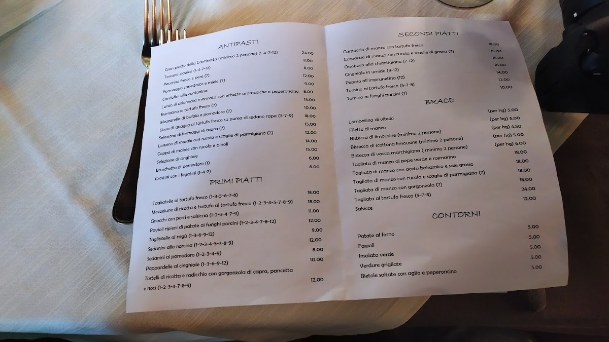 La Cantinetta Di Rignana Photo Menu 6