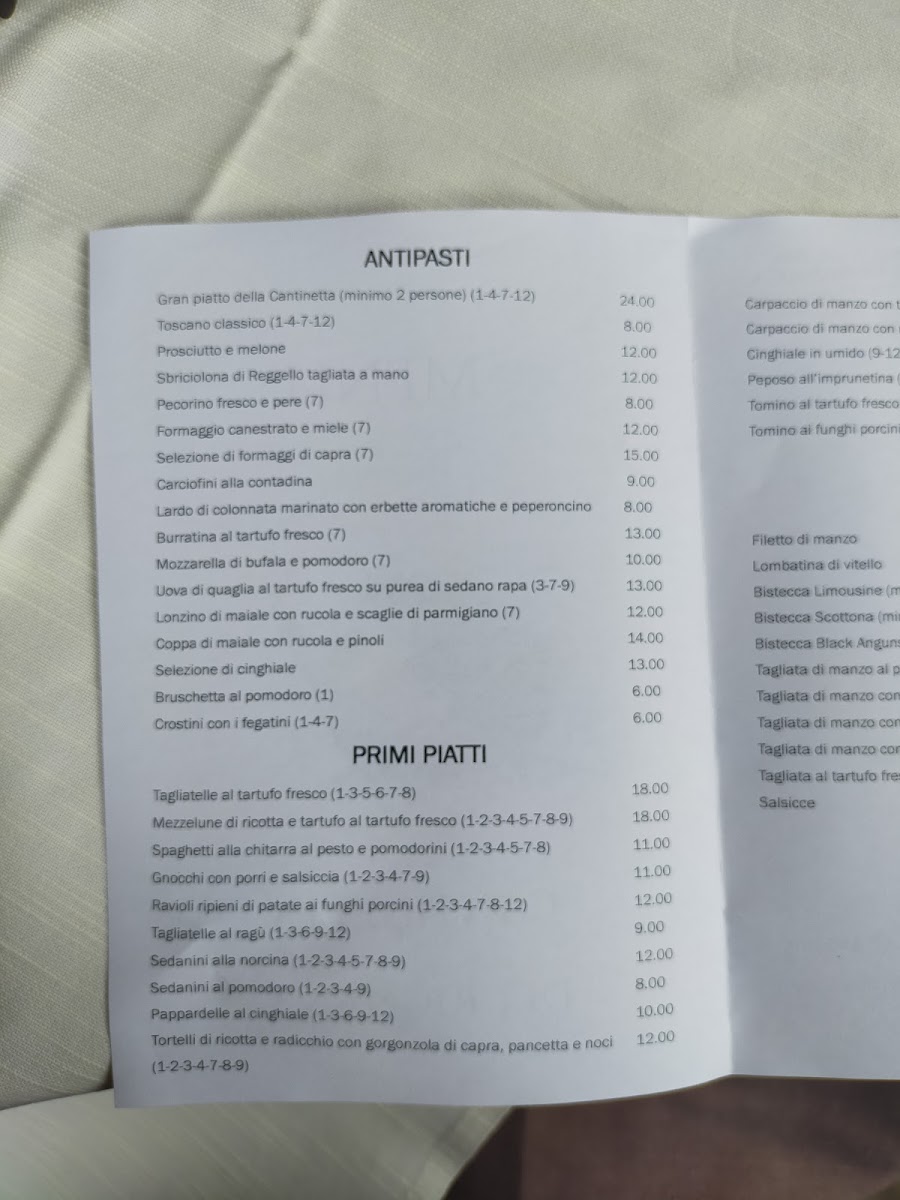 La Cantinetta Di Rignana Photo Menu 7