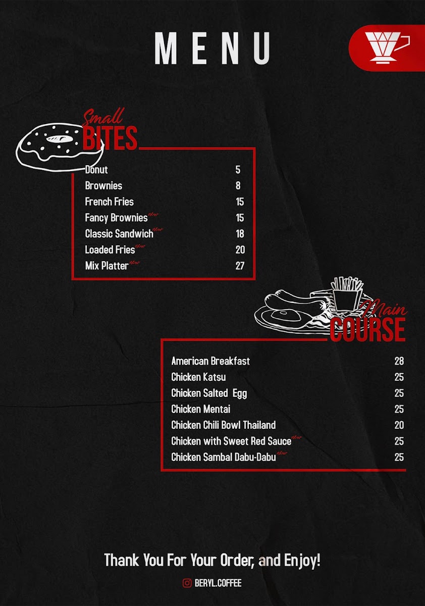Beryl Coffee Photo Menu 6
