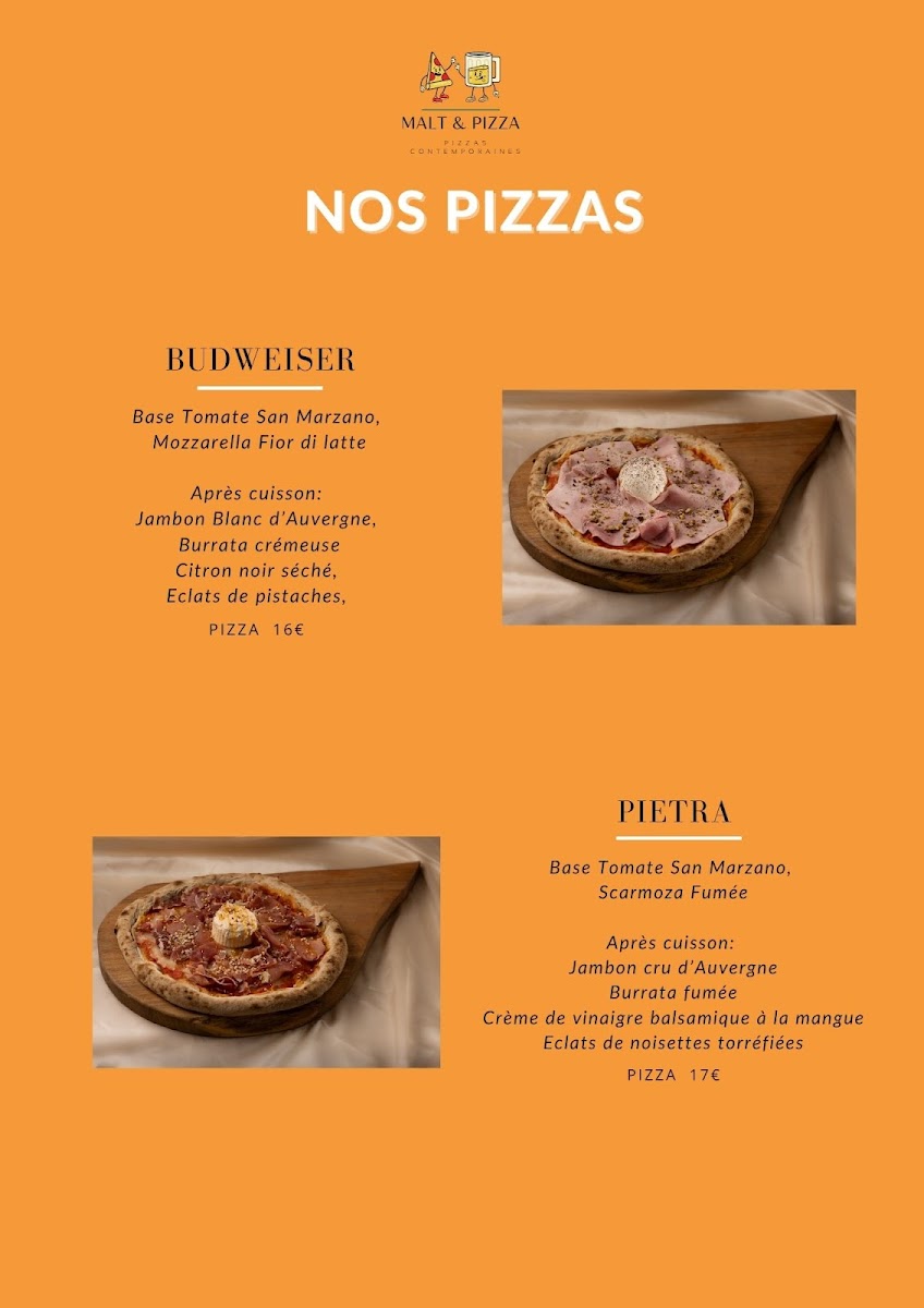 MALT & PIZZA Photo Menu 5