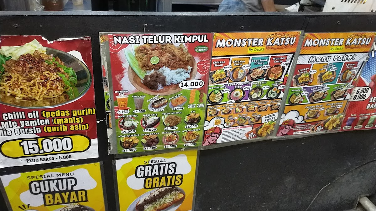 Monster Katsu Photo Menu 3