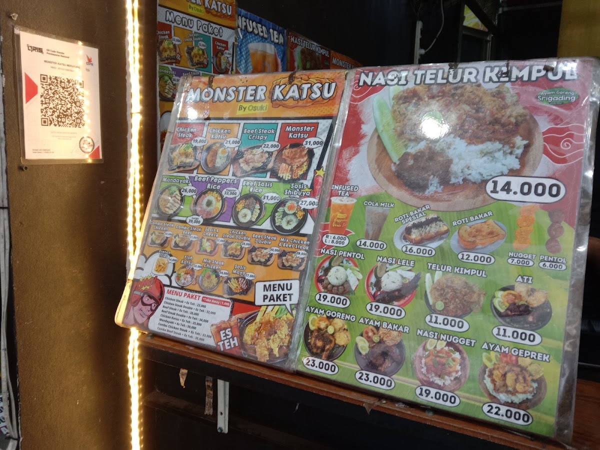Monster Katsu Photo Menu 4