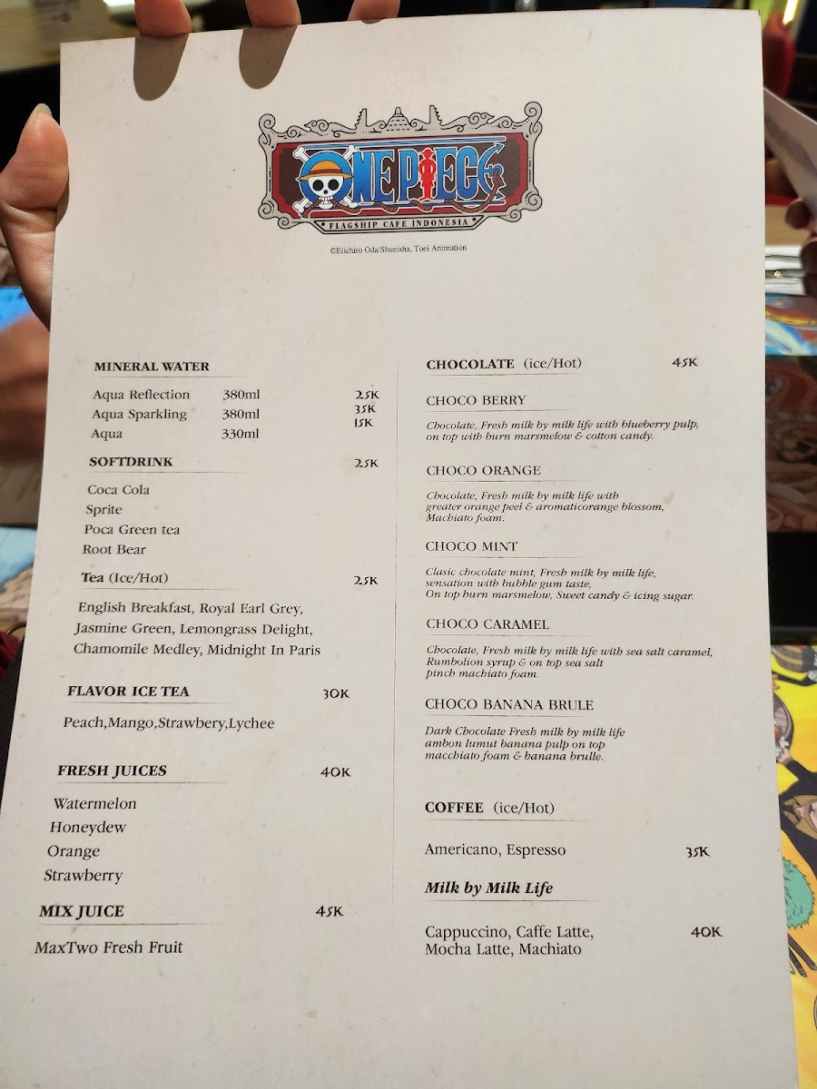 One Piece Cafe Indonesia Photo Menu 5