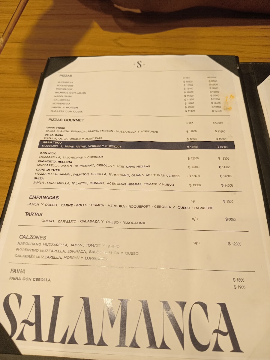 SALAMANCA Photo Menu 7