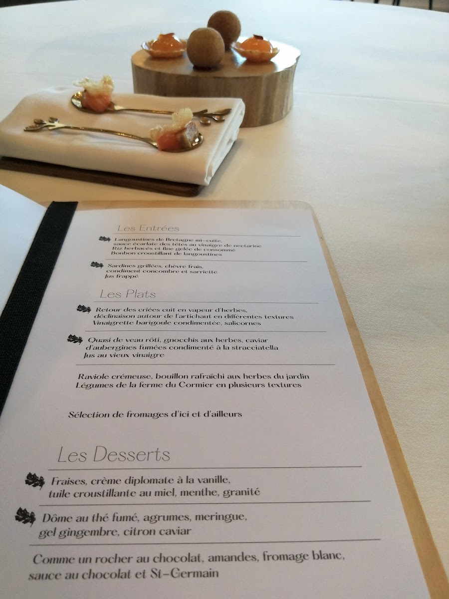 Restaurant Le 1825 - La table Photo Menu 3
