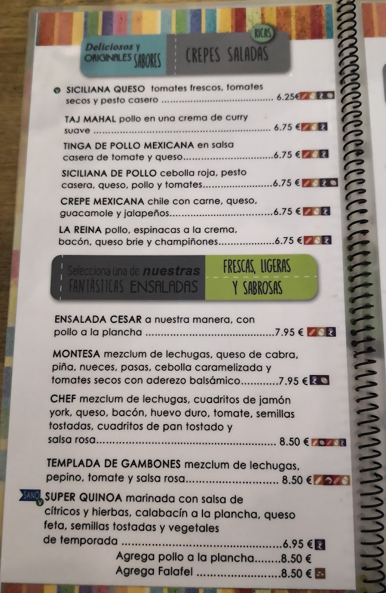 tutti's comida internacional Photo Menu 8