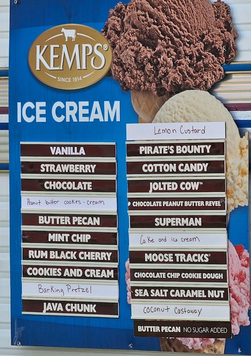 Cowlick's Ice Cream Shoppe Photo Menu 4