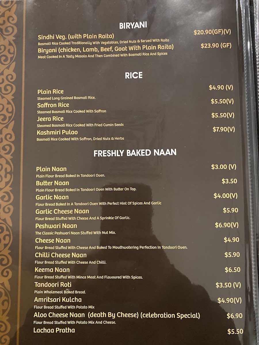 Celebration Club Indian Restaurant Photo Menu 10