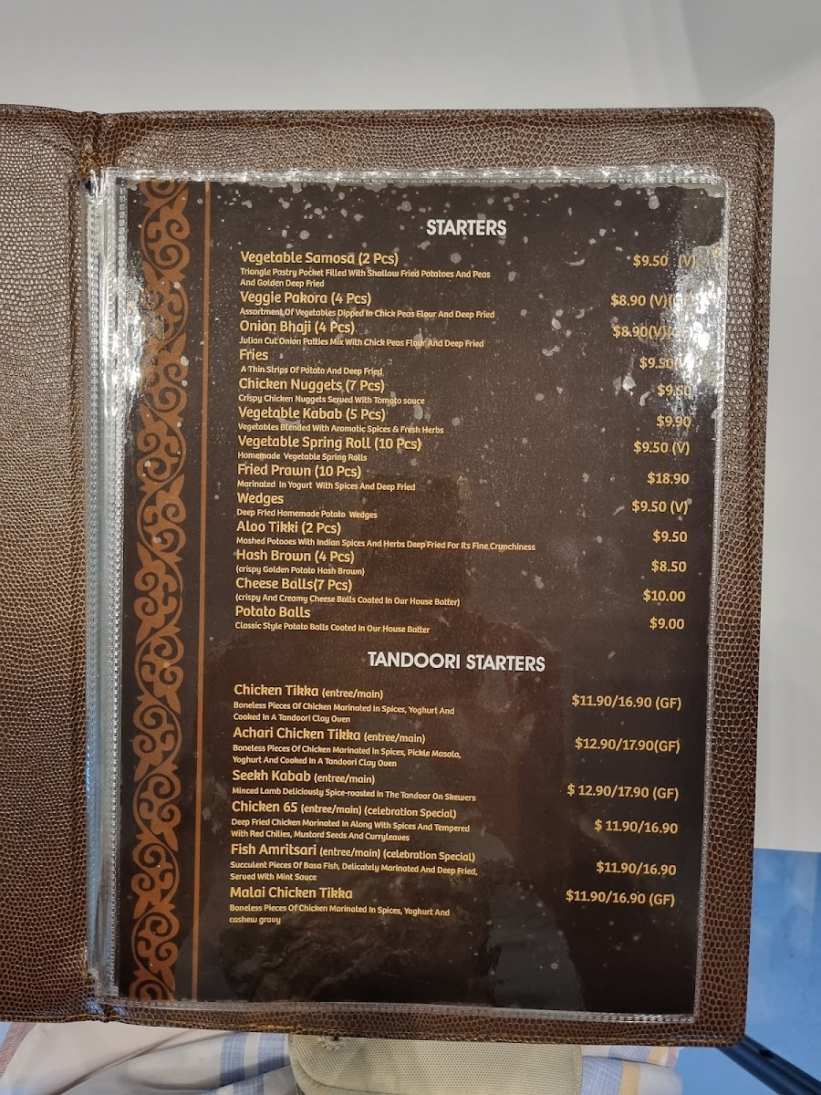 Celebration Club Indian Restaurant Photo Menu 2