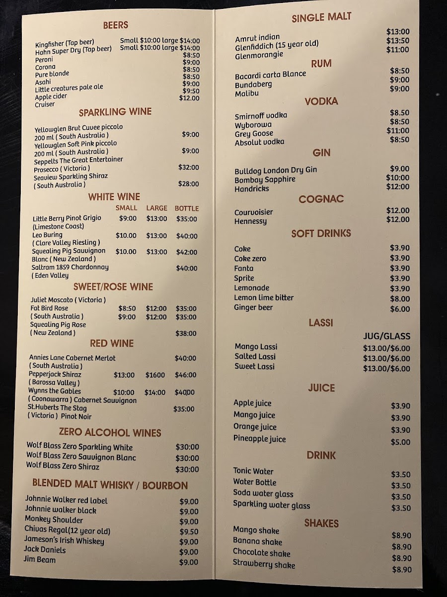 Celebration Club Indian Restaurant Photo Menu 4