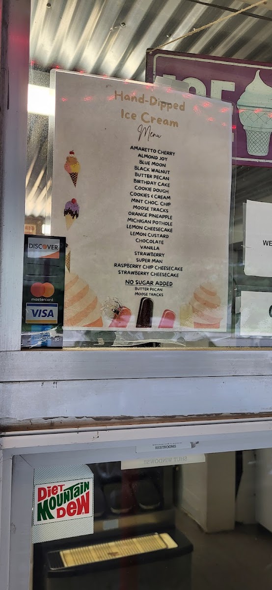 Hunnicutt's Dairy Bar Photo Menu 5