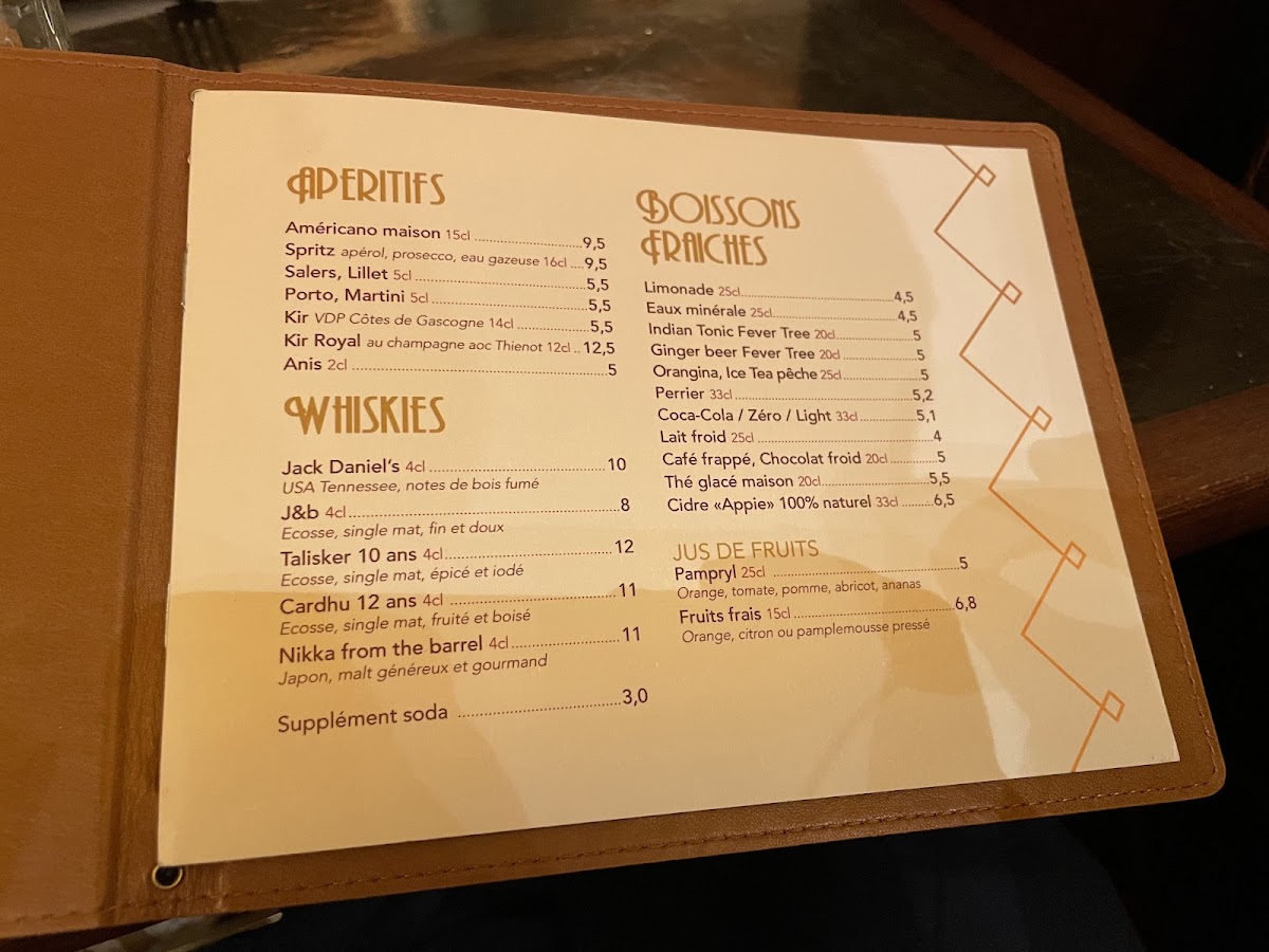 Le Beaujolais d'Auteuil Photo Menu 9