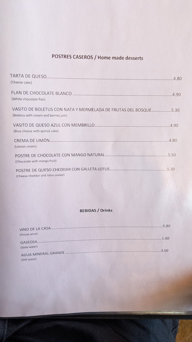 Restaurante El Mesón Photo Menu 10