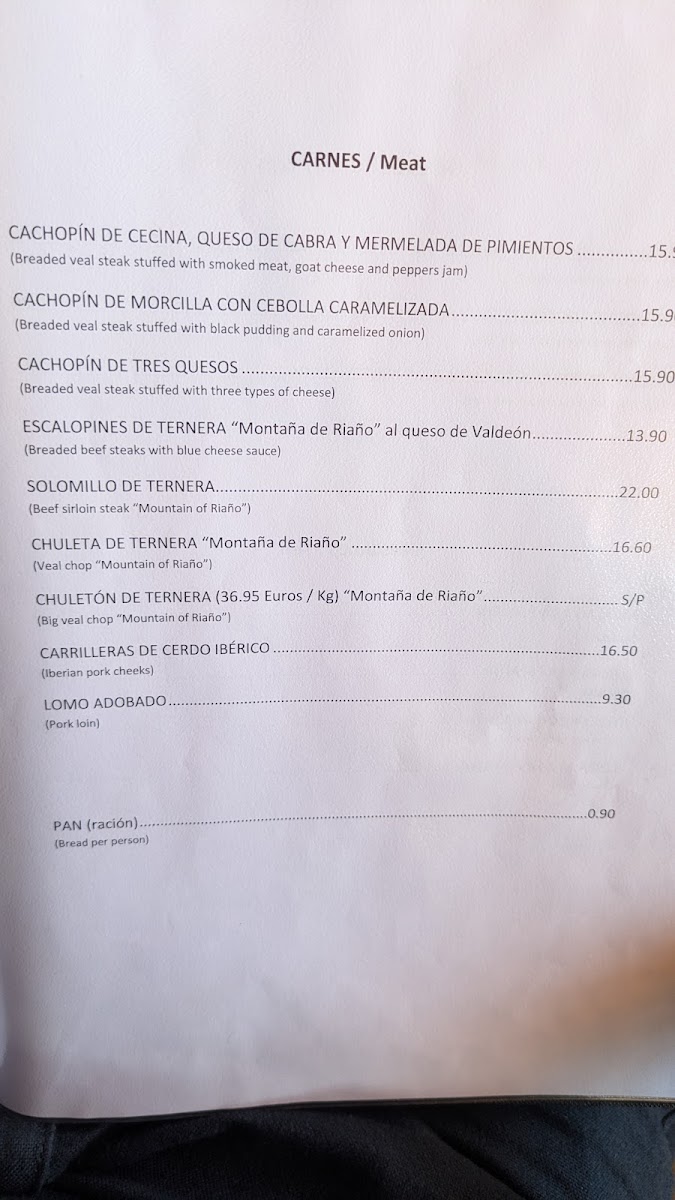 Restaurante El Mesón Photo Menu 6