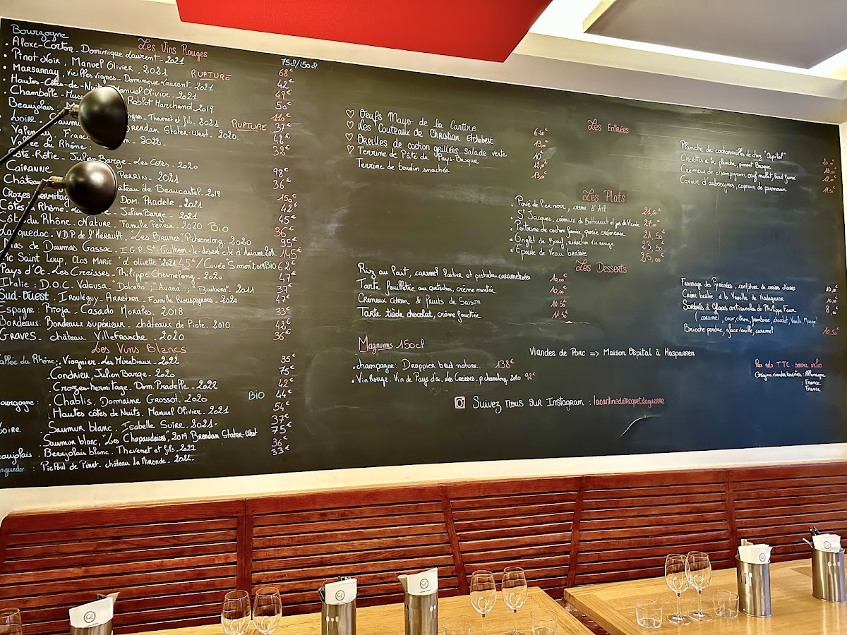 Restaurant La Cantine du Troquet Daguerre Photo Menu 4