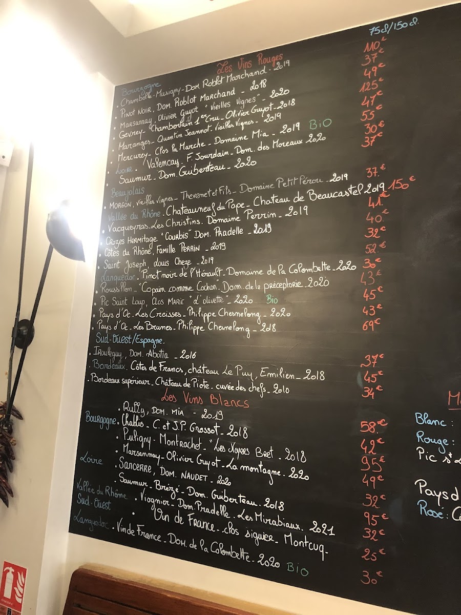 Restaurant La Cantine du Troquet Daguerre Photo Menu 7