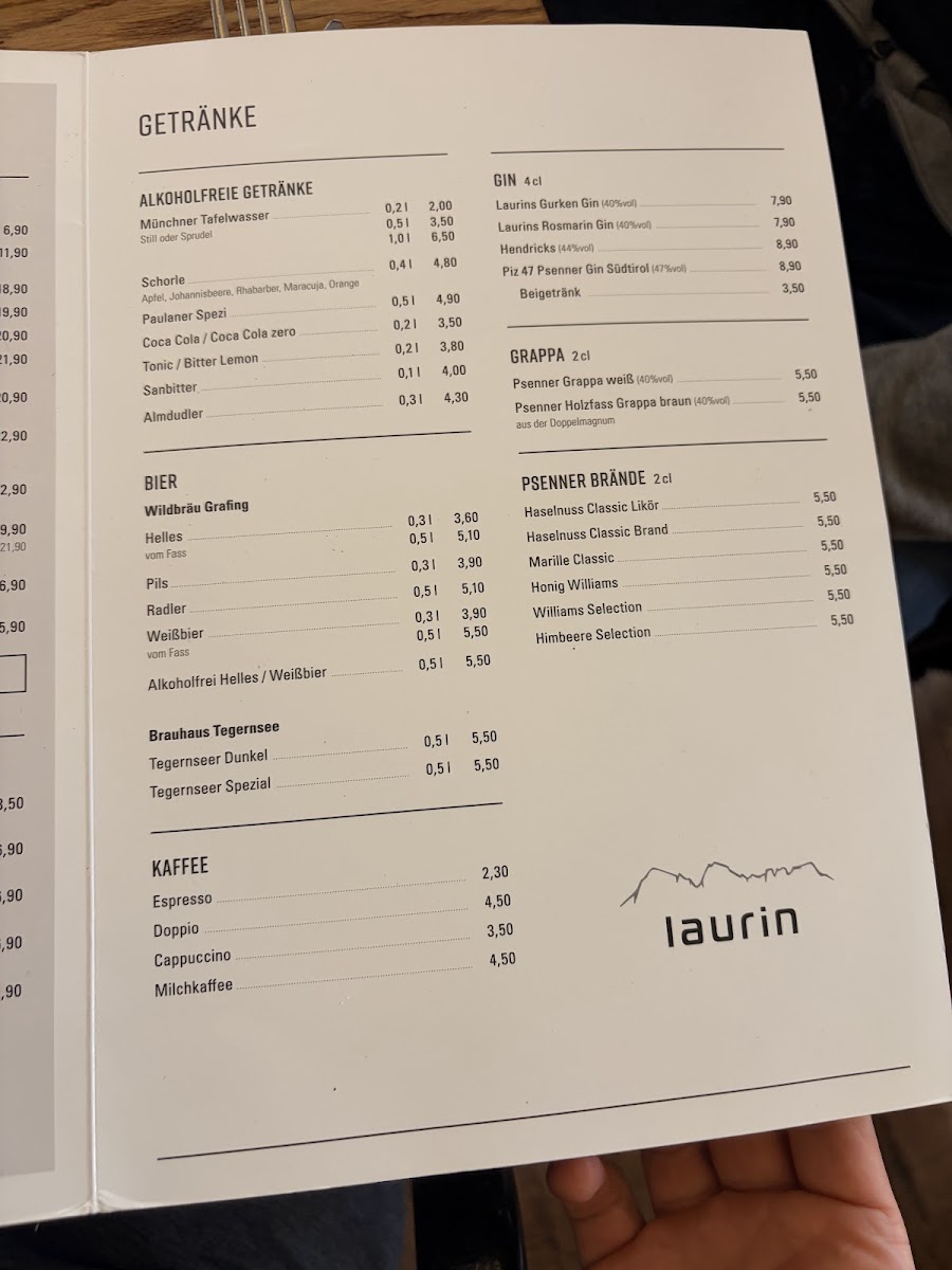 Restaurant Laurin Südtirol Photo Menu 3
