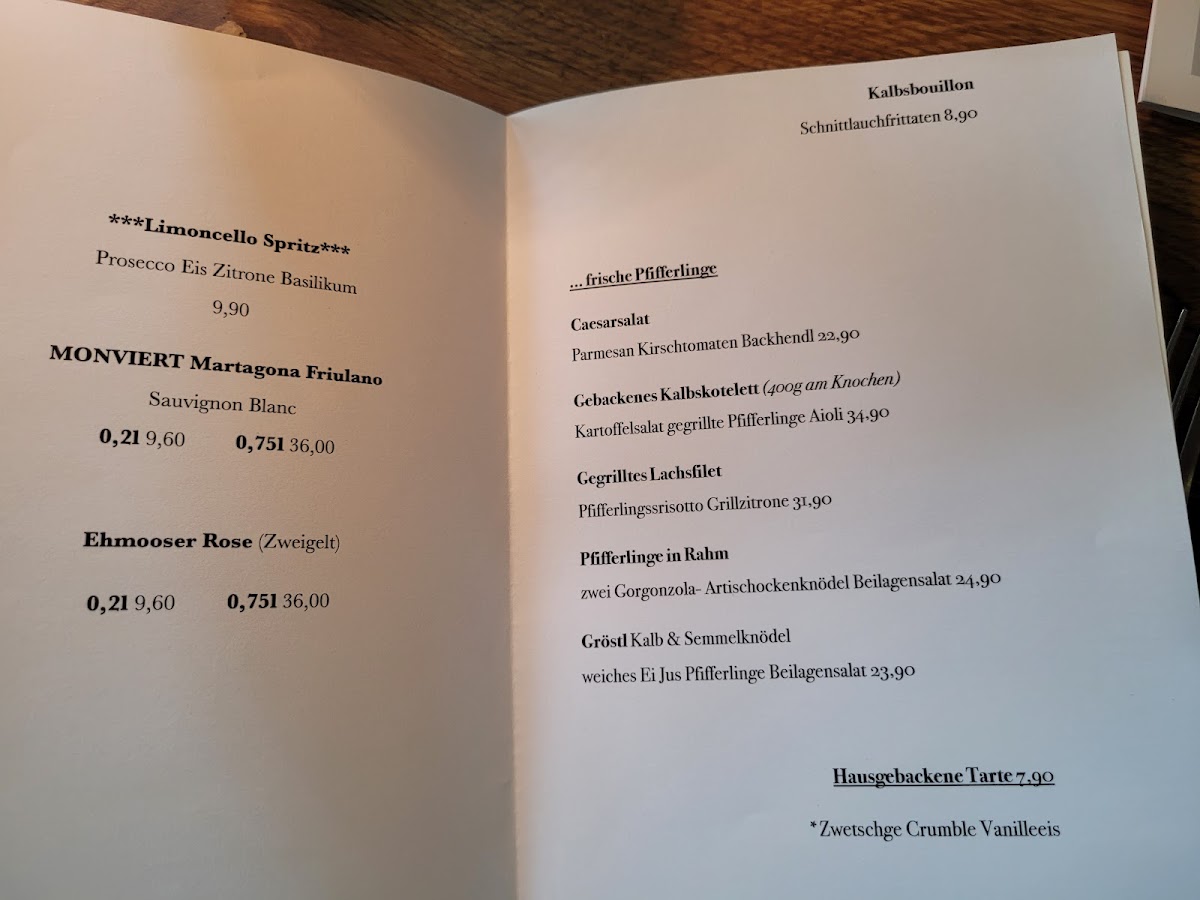 Restaurant Laurin Südtirol Photo Menu 5