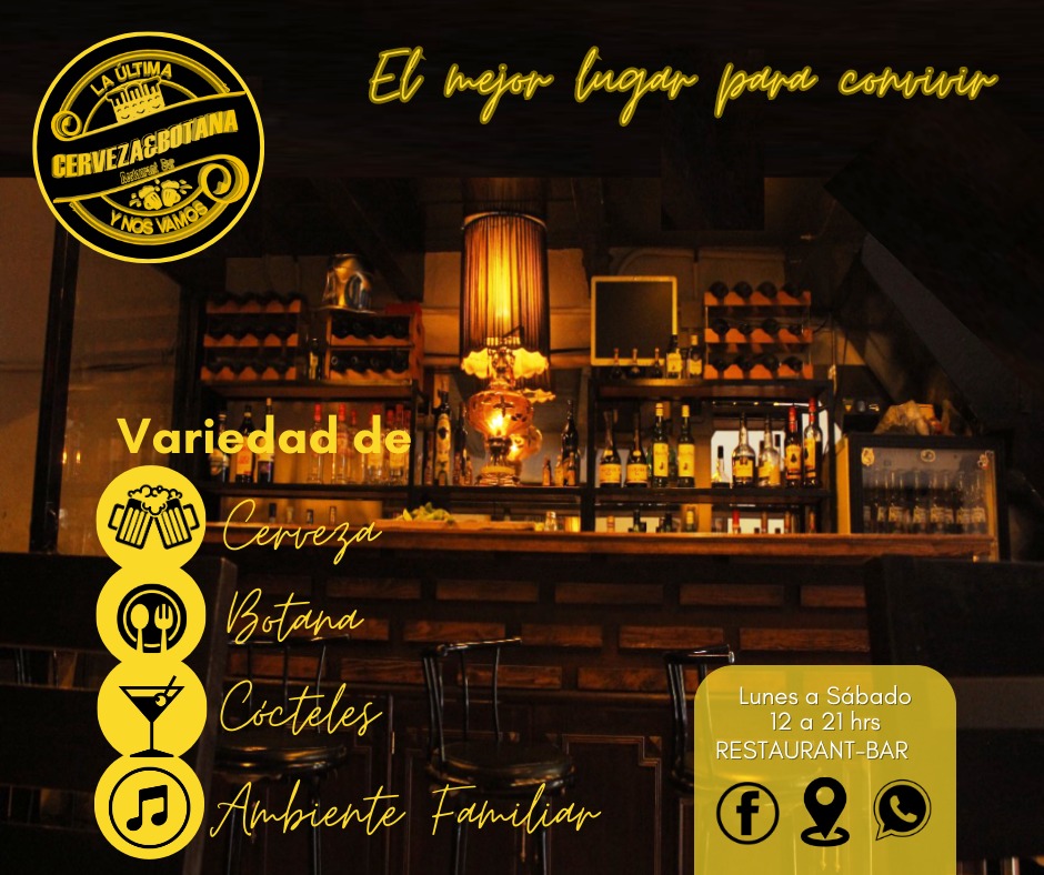 Restaurante bar ' LA ÚLTIMA Y NOS VAMOS '