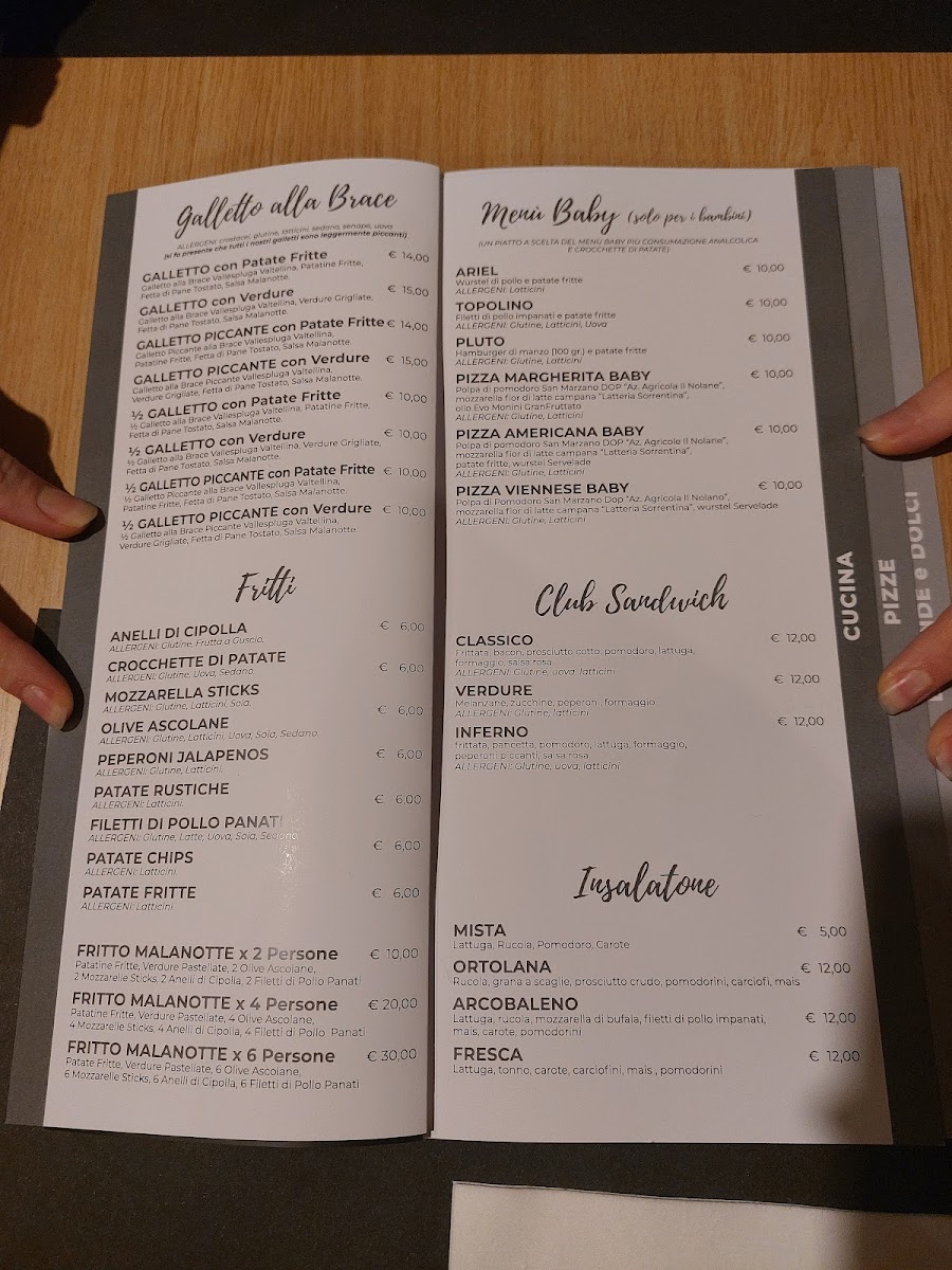 Ristorante Pizzeria MALANOTTE Photo Menu 3