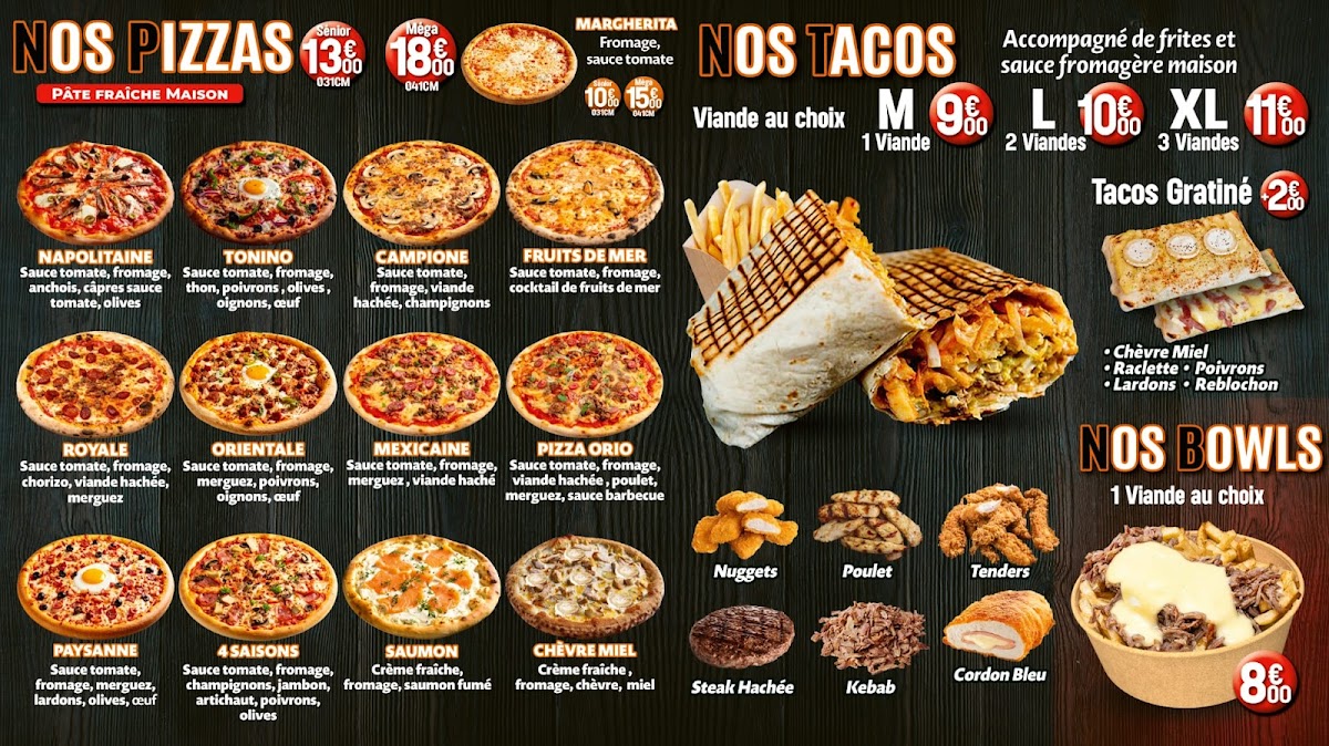 Orio Food Photo Menu 2