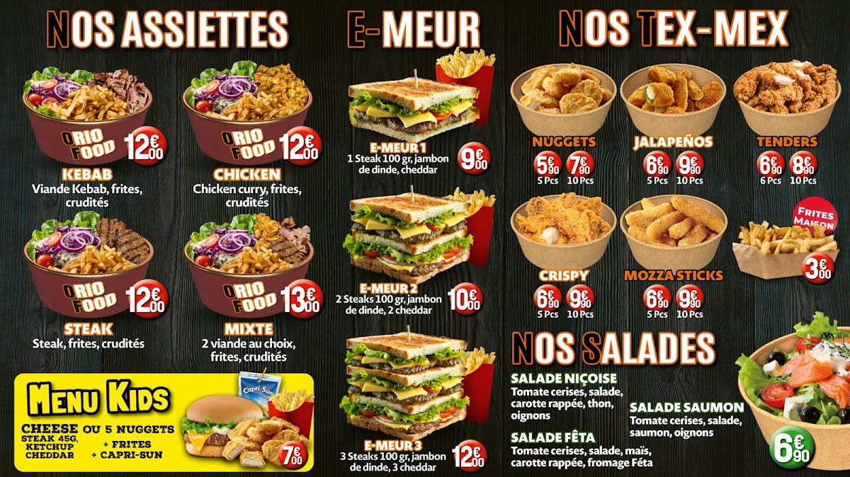 Orio Food Photo Menu 3