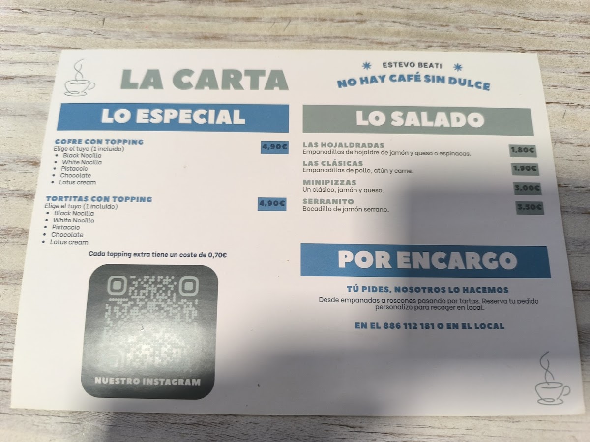 ESTEVO BEATI Photo Menu 3