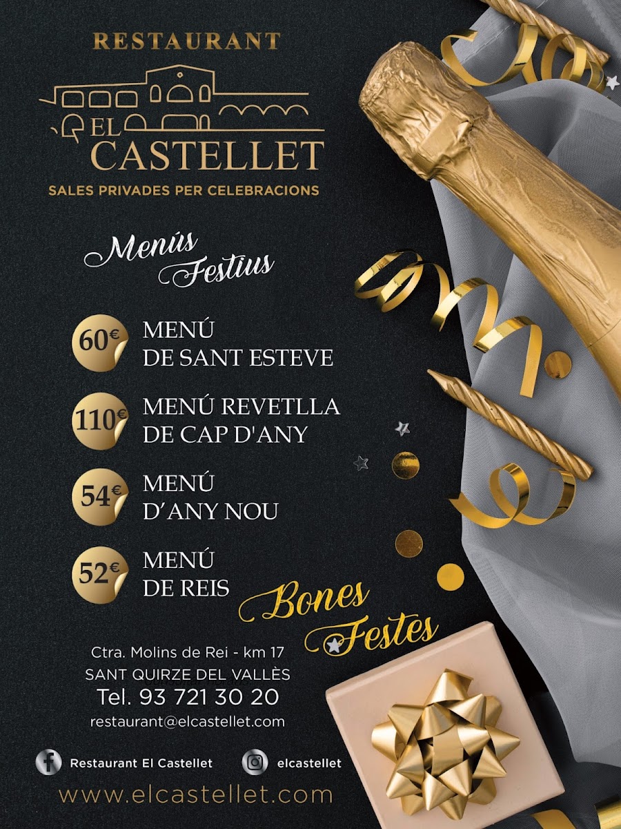 El Castellet Photo Menu 1