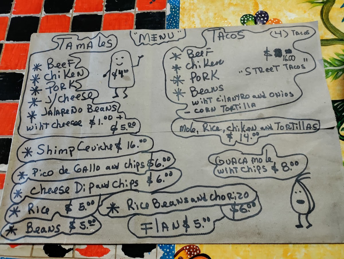 Maria's Mexican Cuisine Photo Menu 2