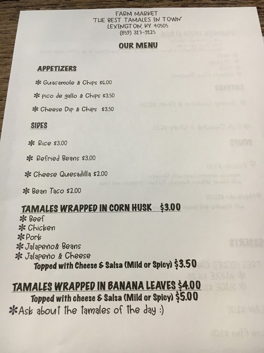 Maria's Mexican Cuisine Photo Menu 4