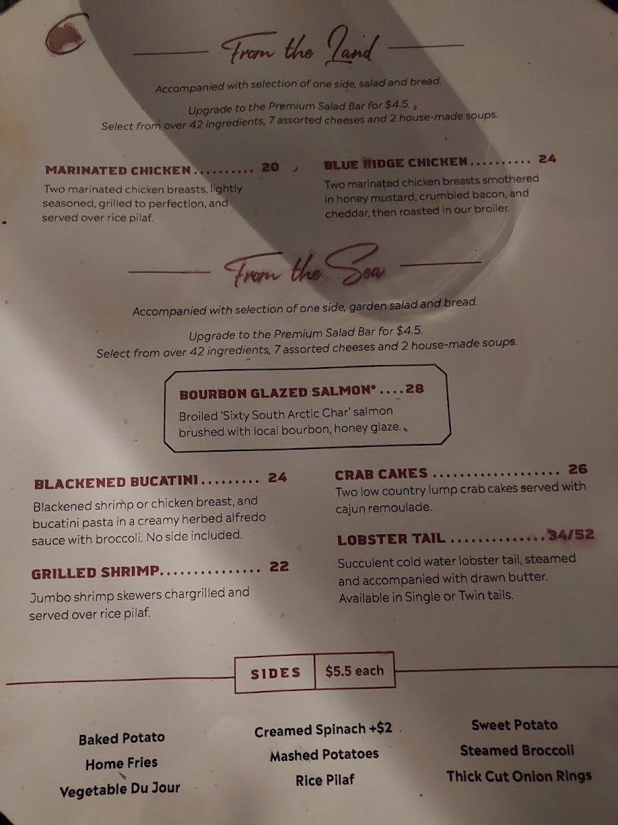 Charolais Steakhouse Photo Menu 6