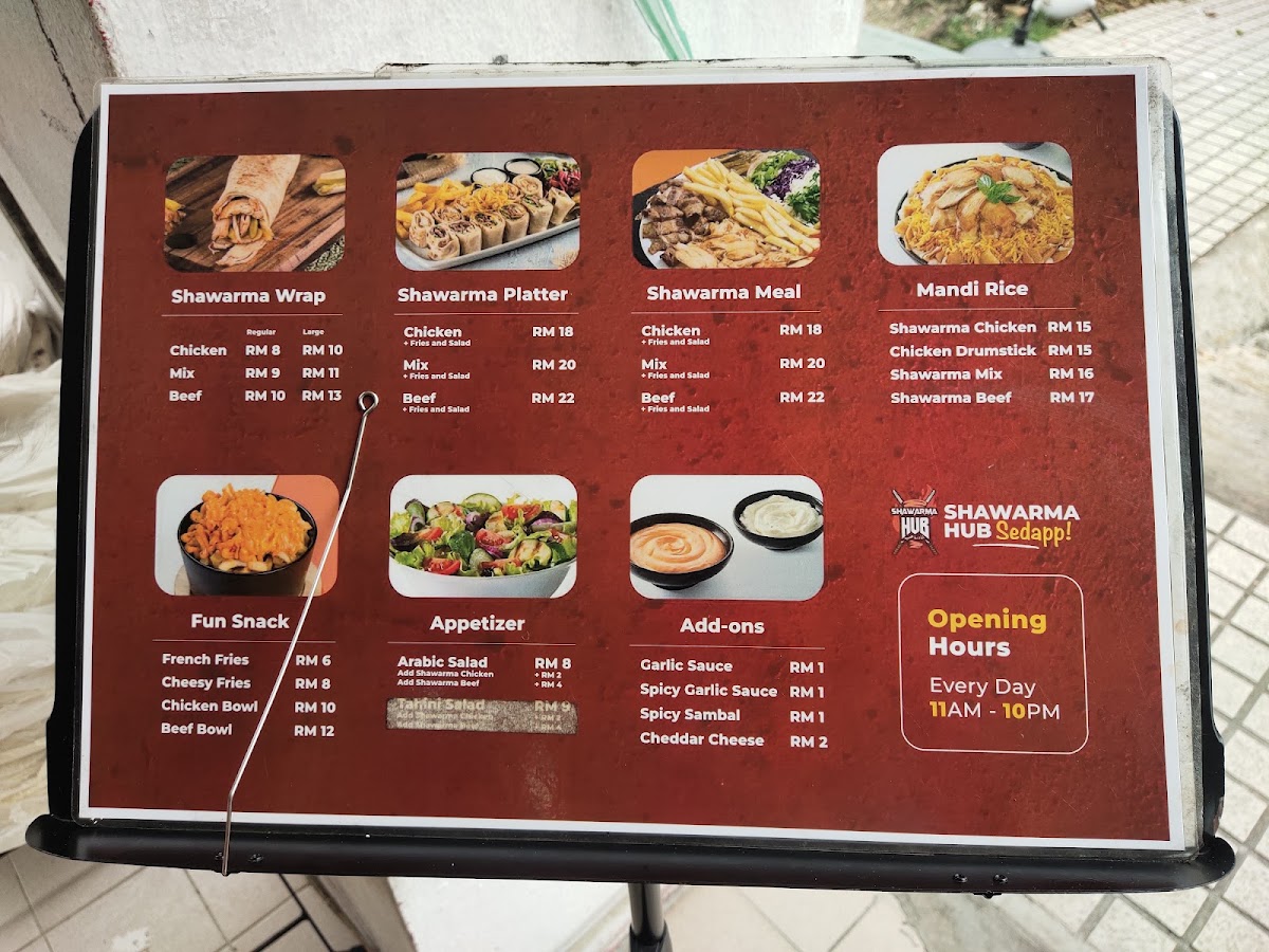 Shawarma Hub • Bandar Sri Permaisuri Photo Menu 2