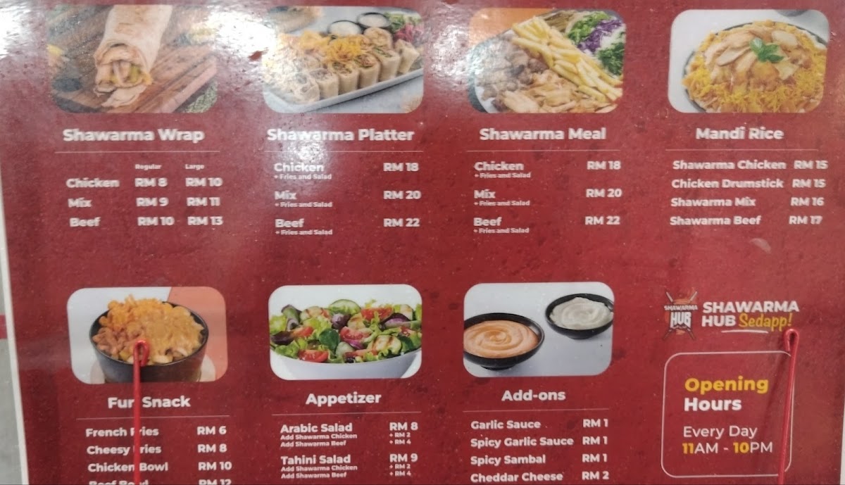 Shawarma Hub • Bandar Sri Permaisuri Photo Menu 4