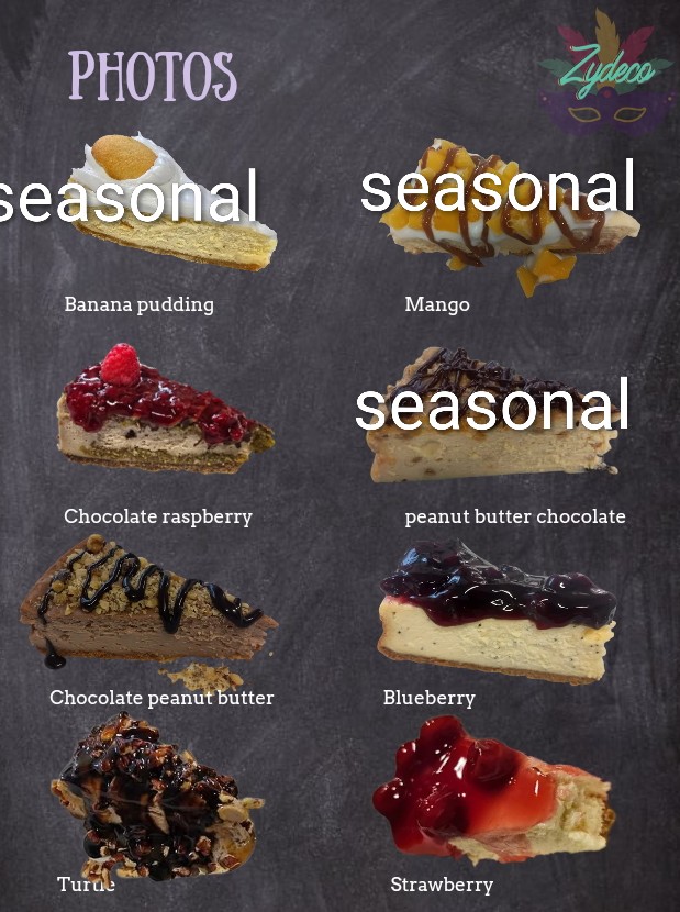 Zydeco Cheesecakes & Shakes Photo Menu 6