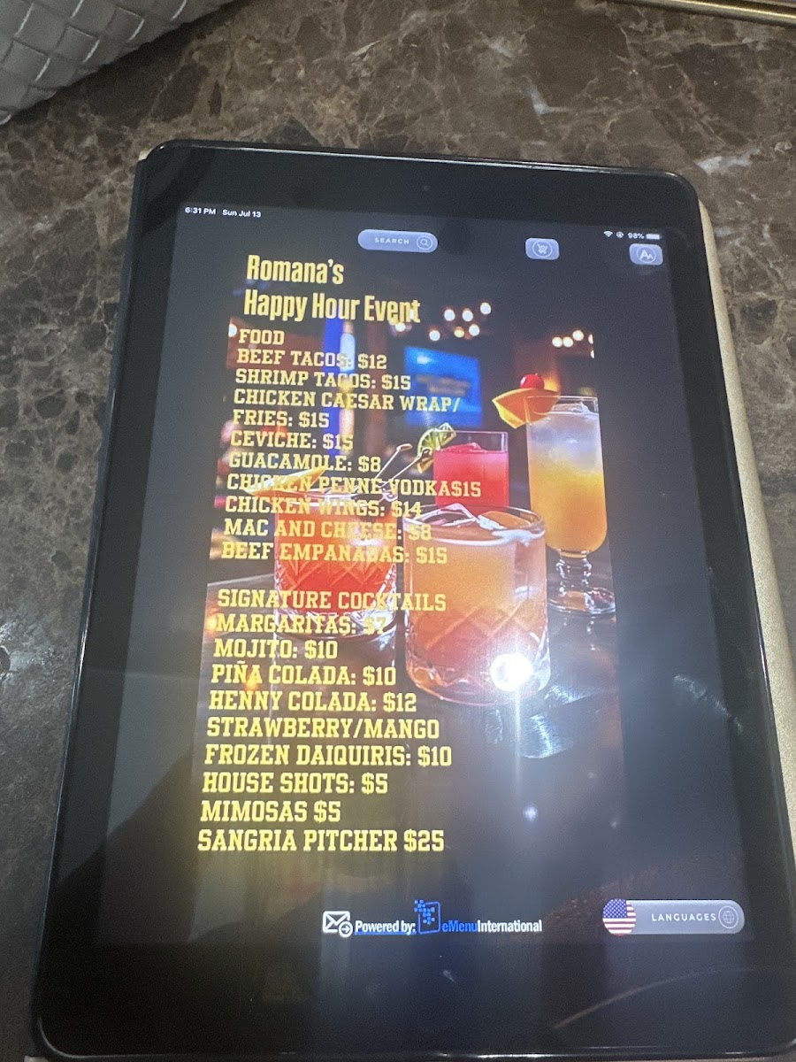 Romana European Tapas Photo Menu 3