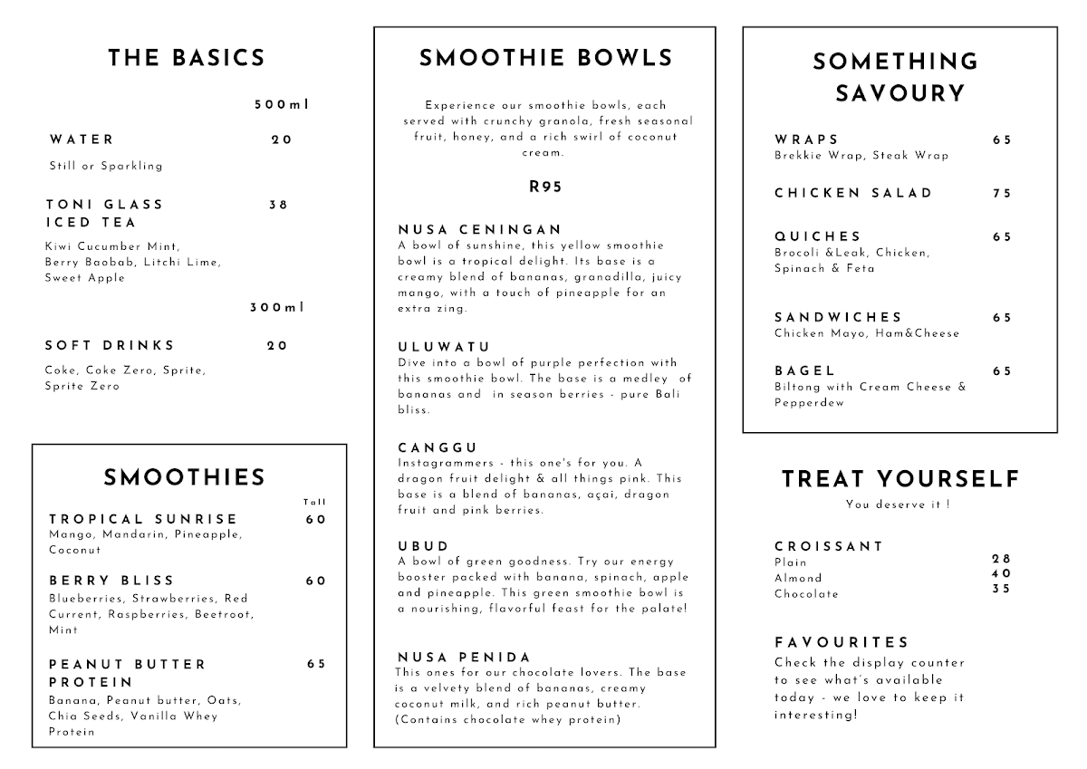 Ulu Café Photo Menu 2