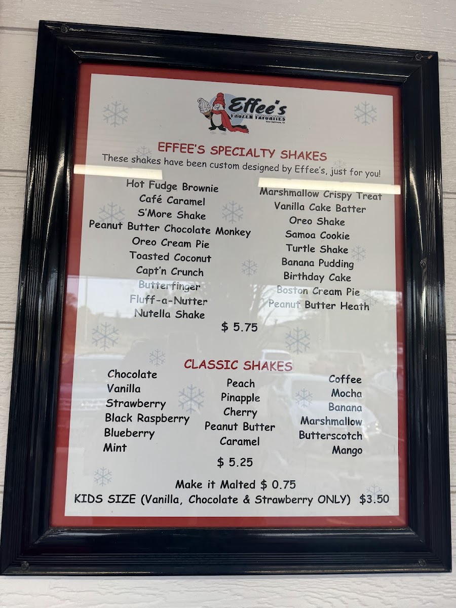 Effee’s Frozen Favorites Photo Menu 3
