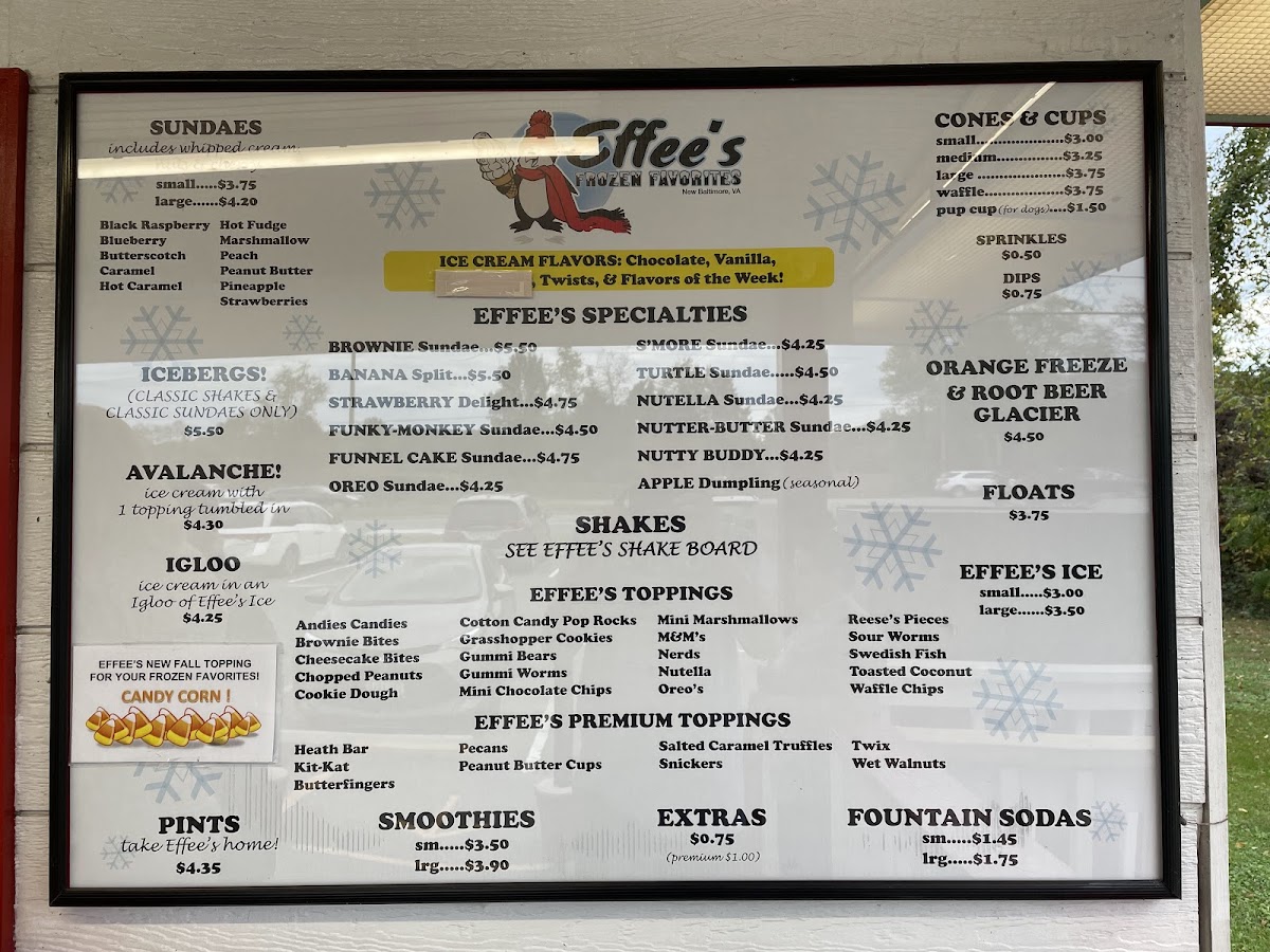 Effee’s Frozen Favorites Photo Menu 5