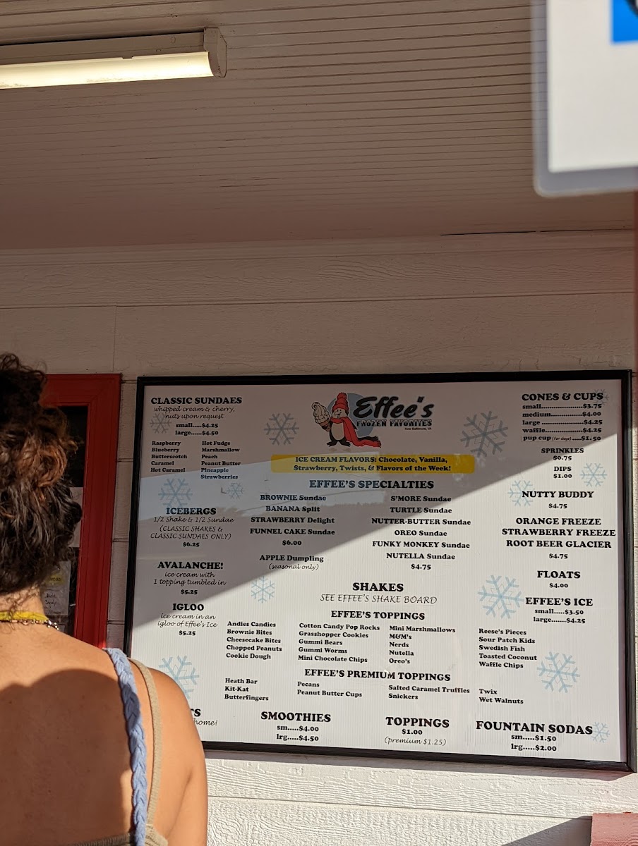 Effee’s Frozen Favorites Photo Menu 8
