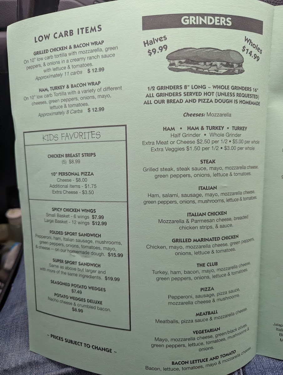 Mike's Pizza Photo Menu 2