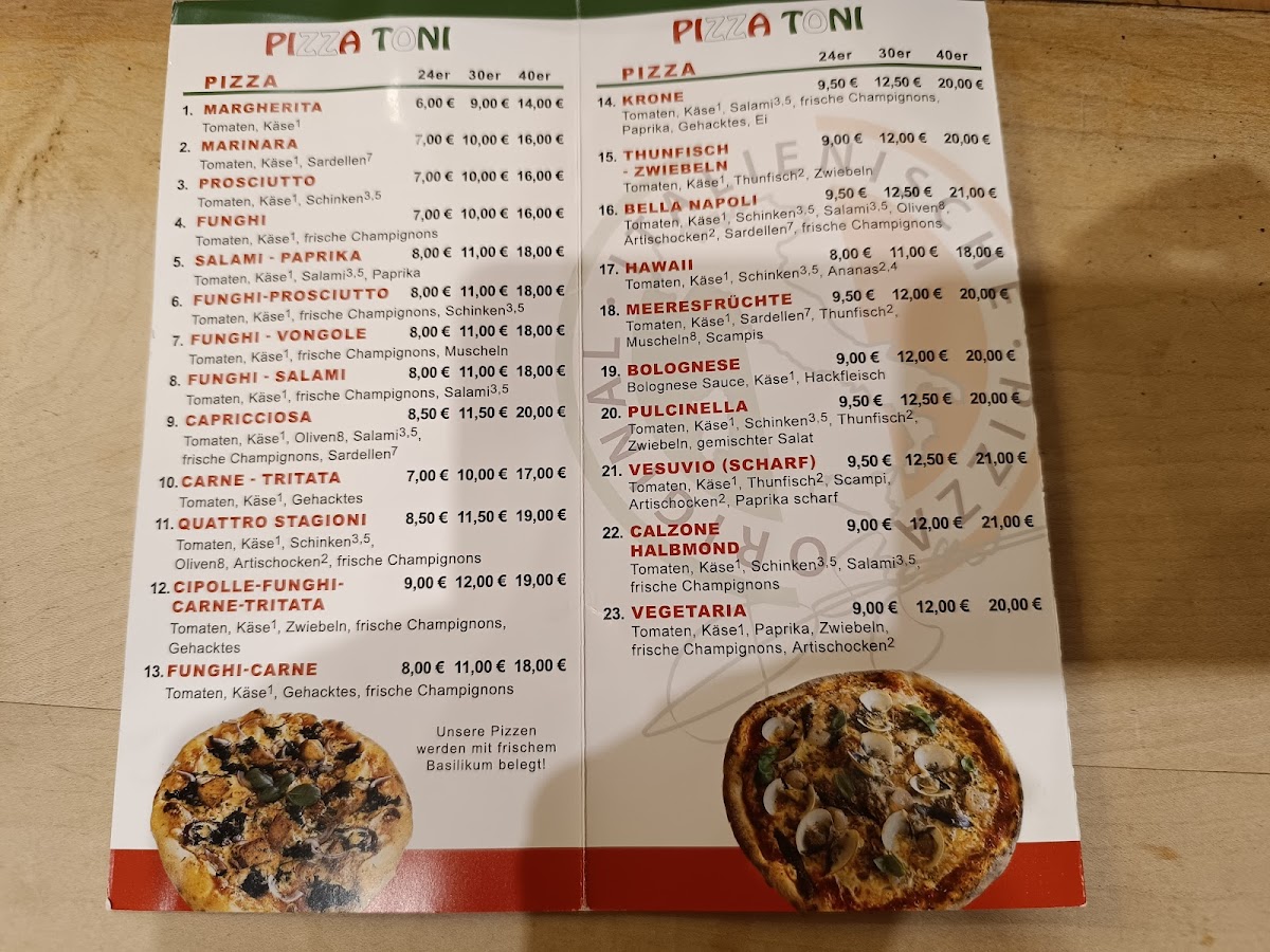 Pizza Toni im Hafenviertel Photo Menu 1