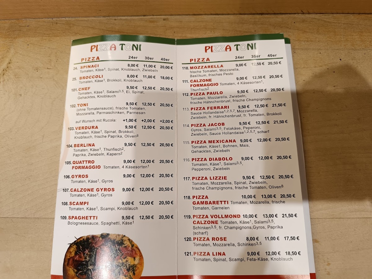 Pizza Toni im Hafenviertel Photo Menu 3
