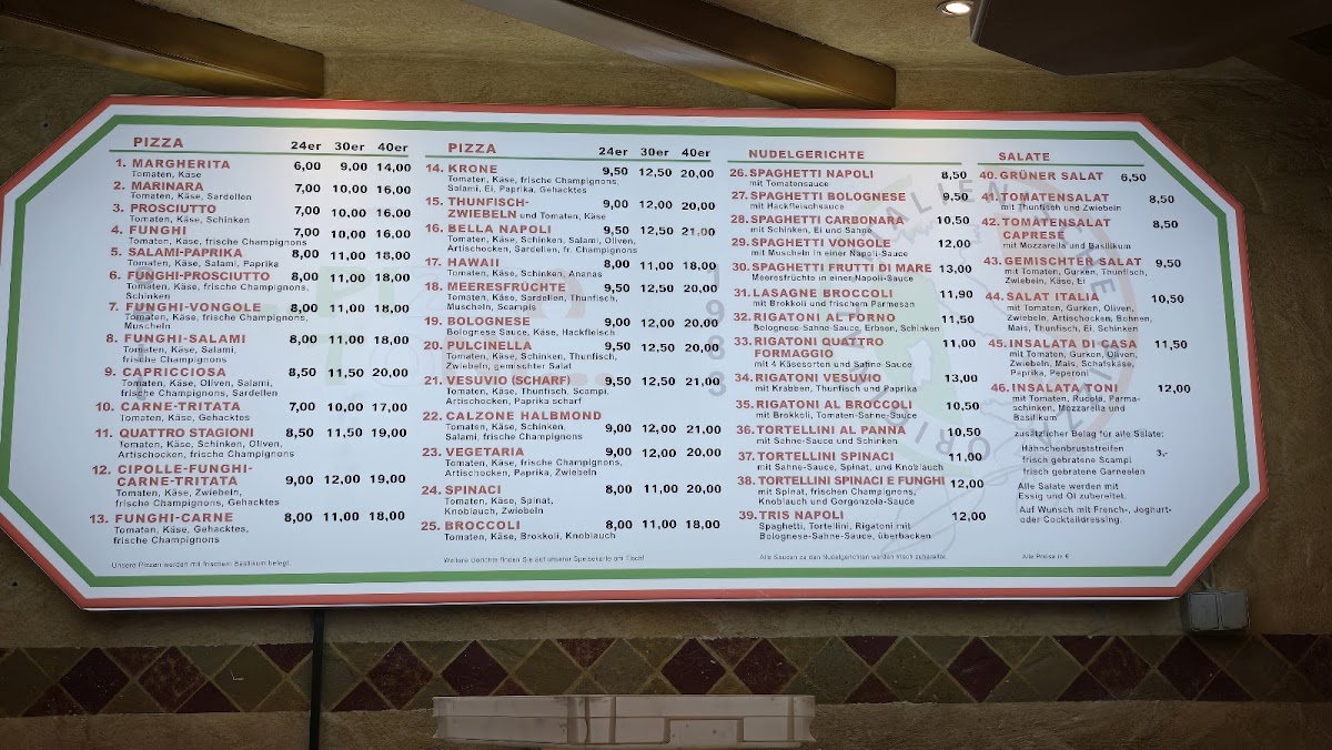 Pizza Toni im Hafenviertel Photo Menu 5